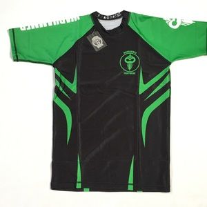 Warhammer green and black short sleeve size M